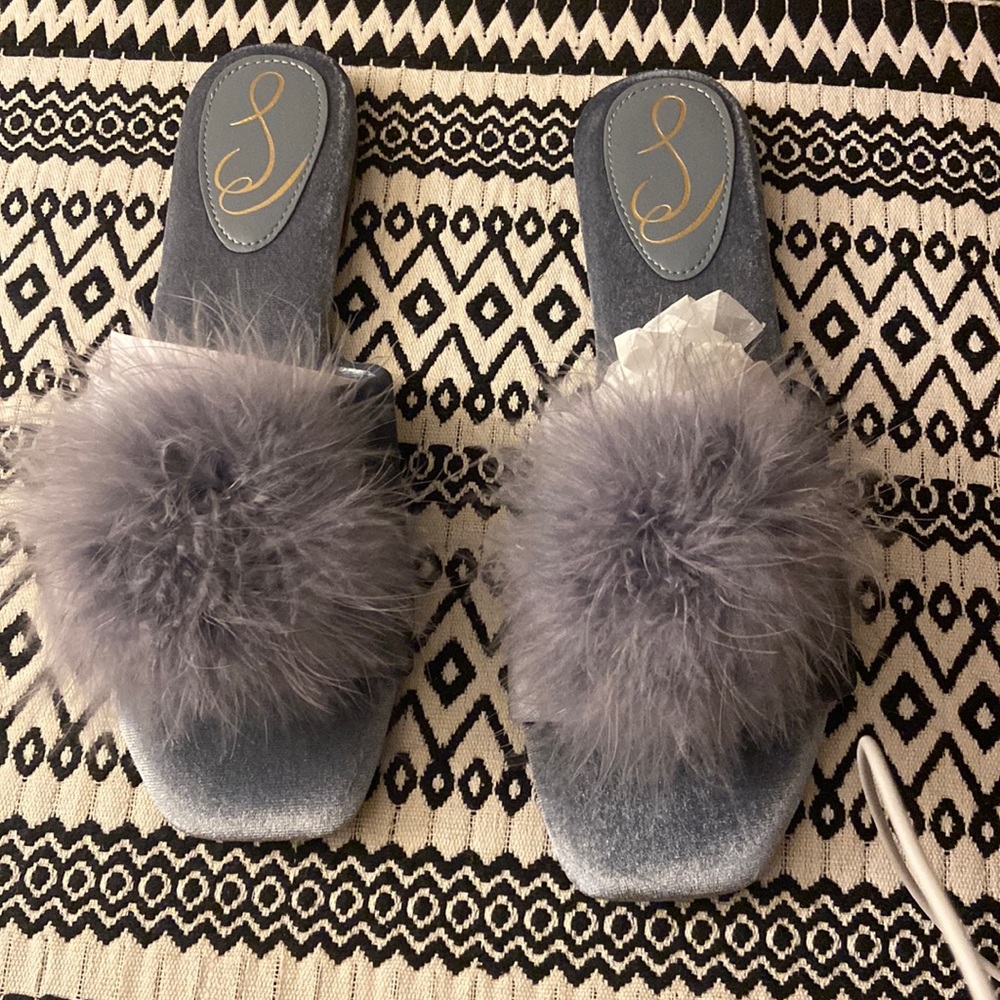 NWOT Sam Edelman Fancy Slides, Size 9M